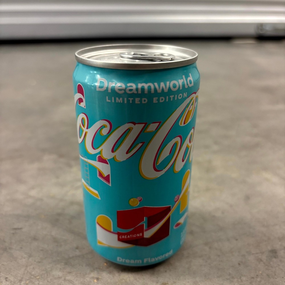 2022 Coca-Cola Dreamworld Creations 7.5oz Mini Can Empty Opened Collectible